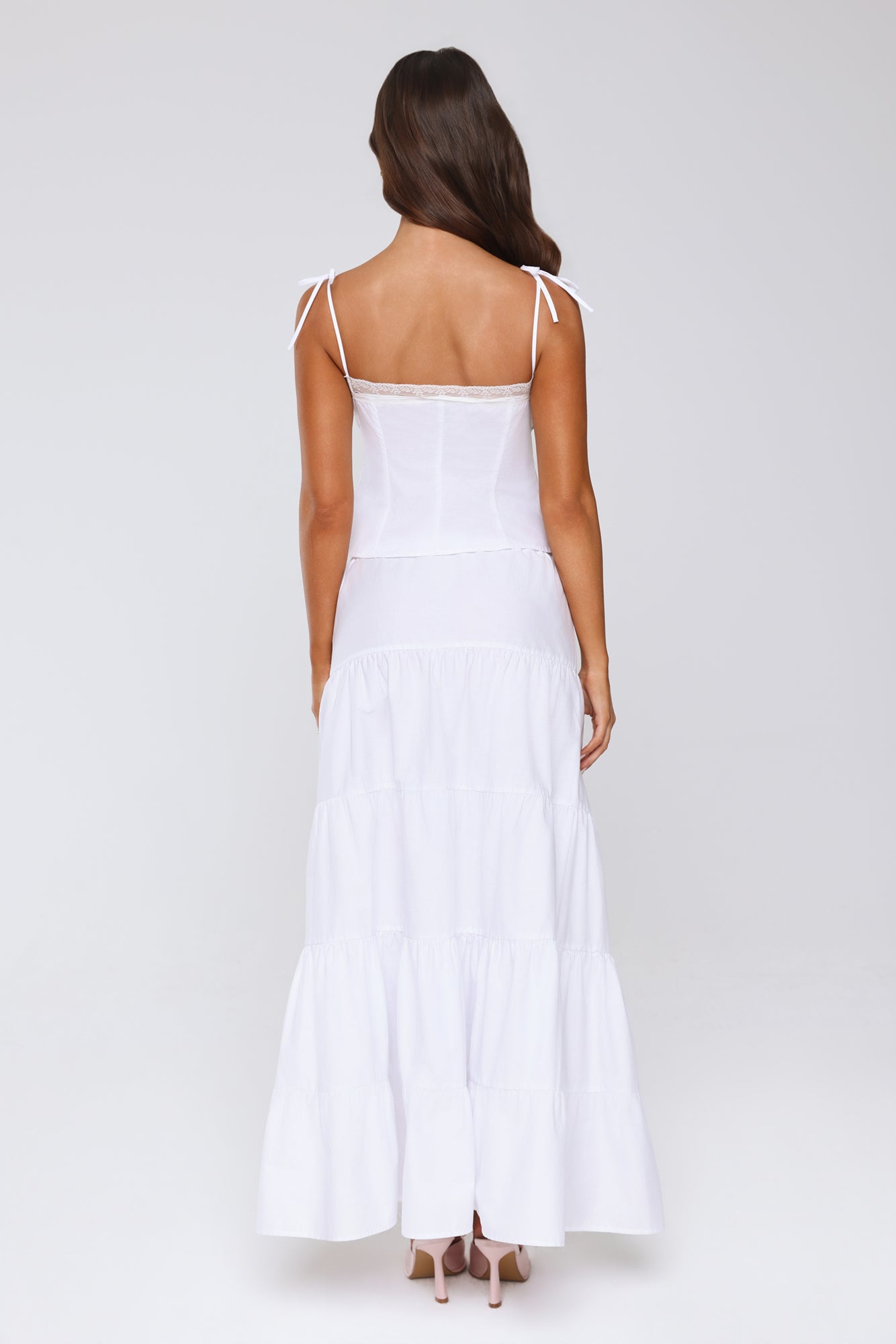 Garden Daze Lace Top White