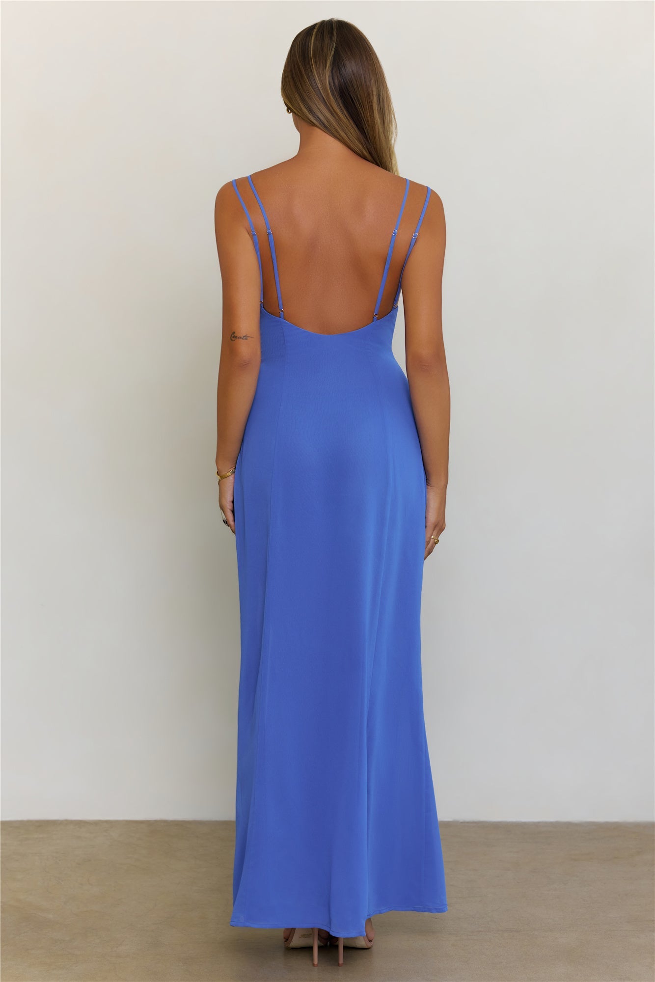 Spin Into Daylight Maxi Dress Cobalt