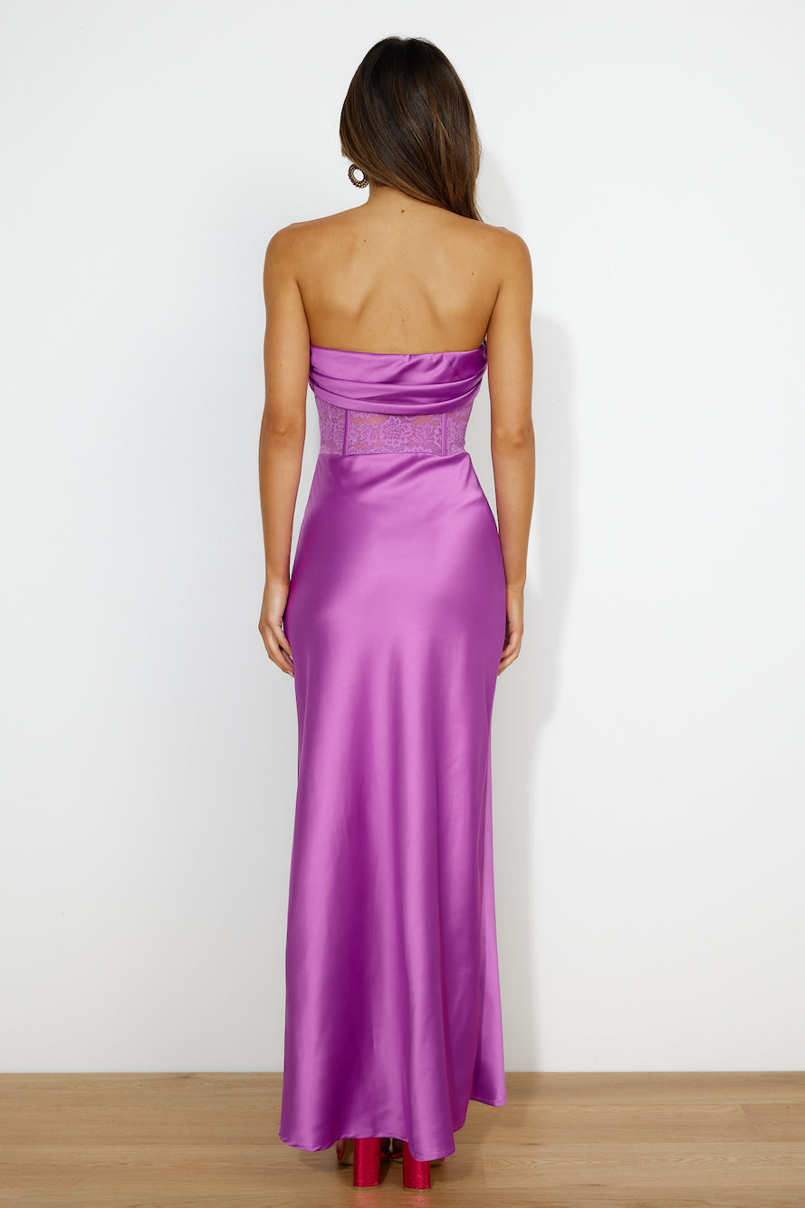 Swan Lake Maxi Dress Purple