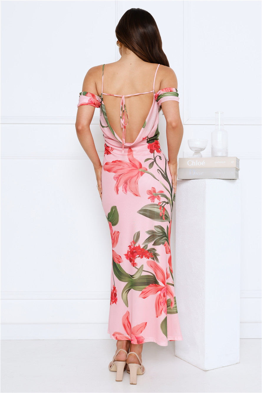 Starlet Society Maxi Dress Pink