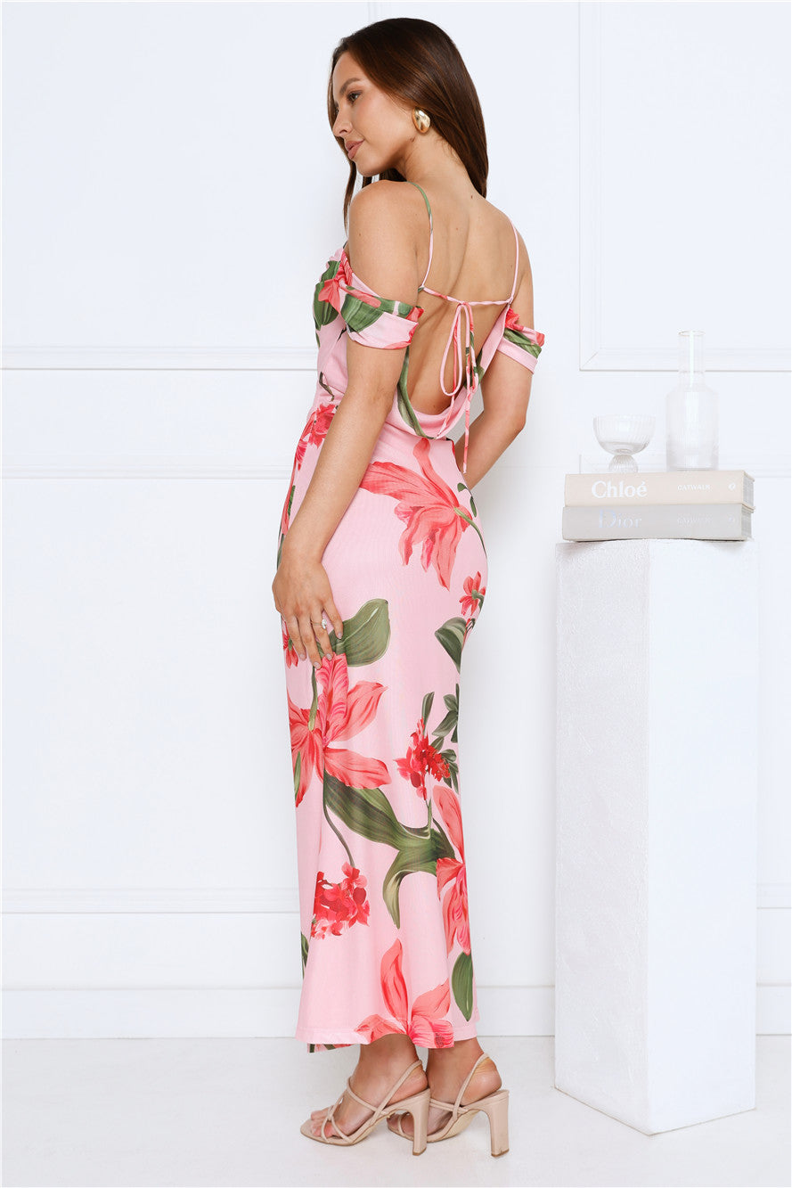 Starlet Society Maxi Dress Pink