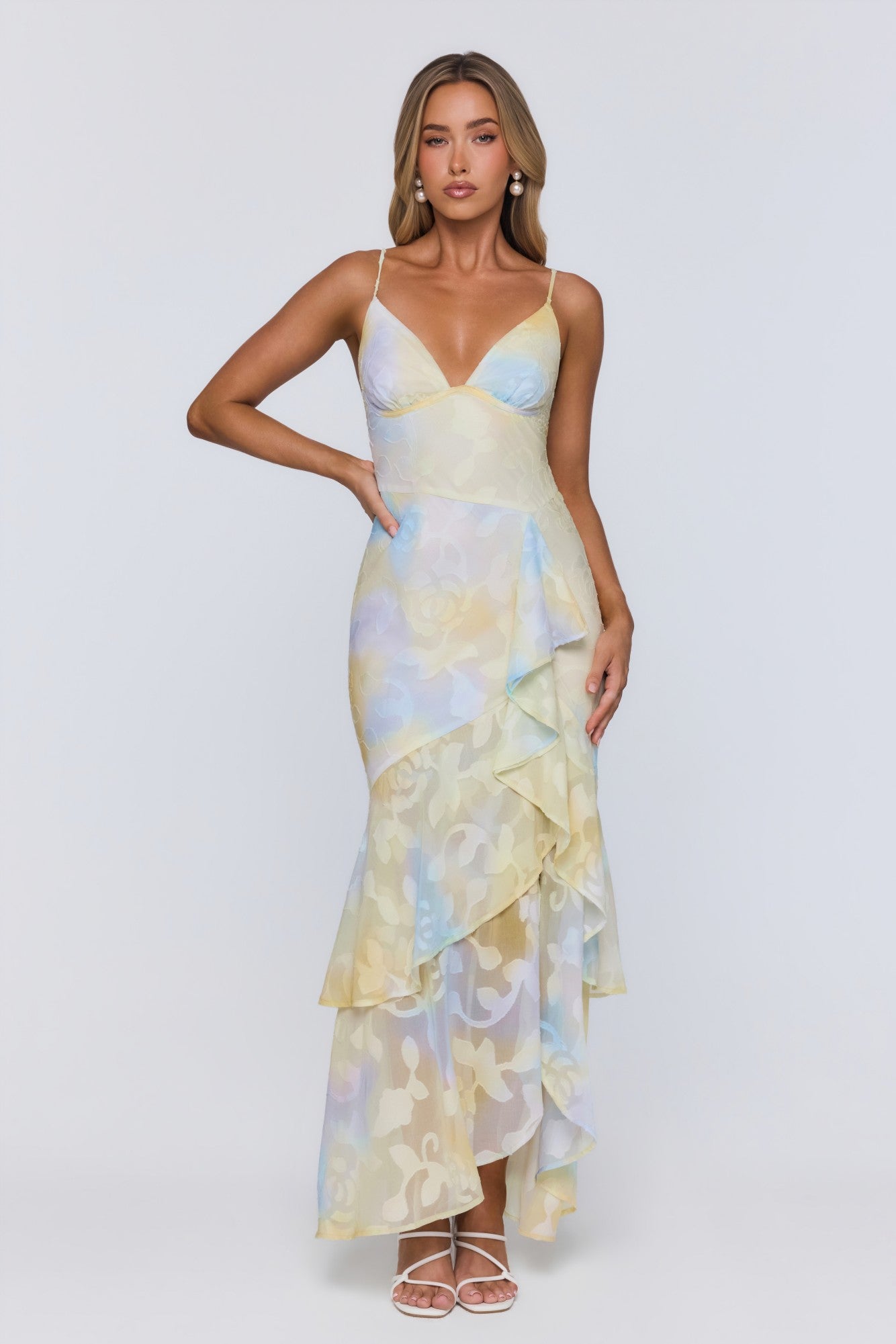 Hidden Sun Maxi Dress Yellow