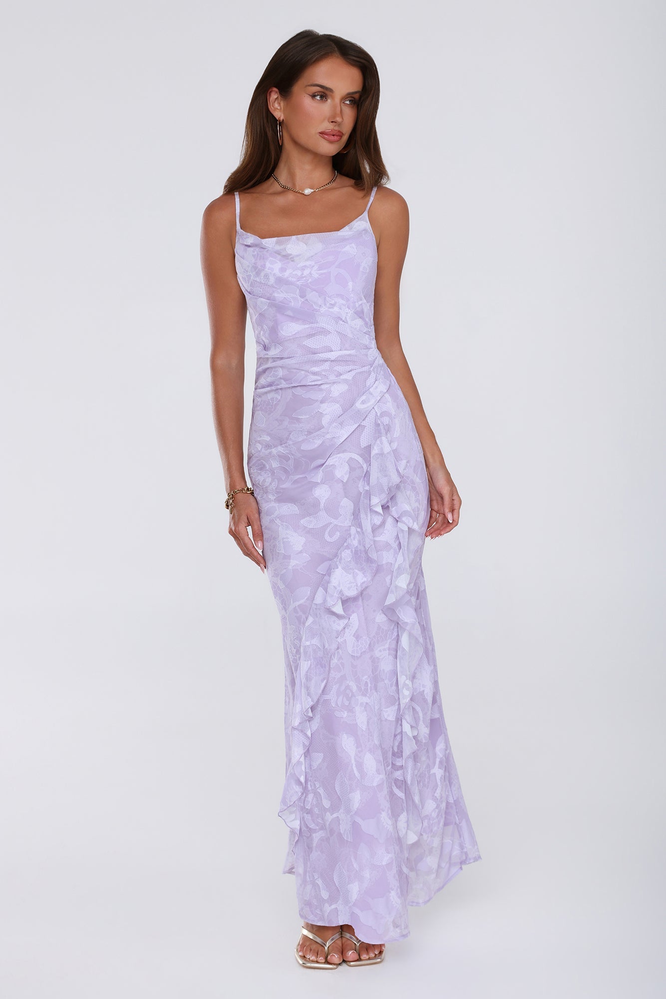 Guest Look Maxi Dress Purple