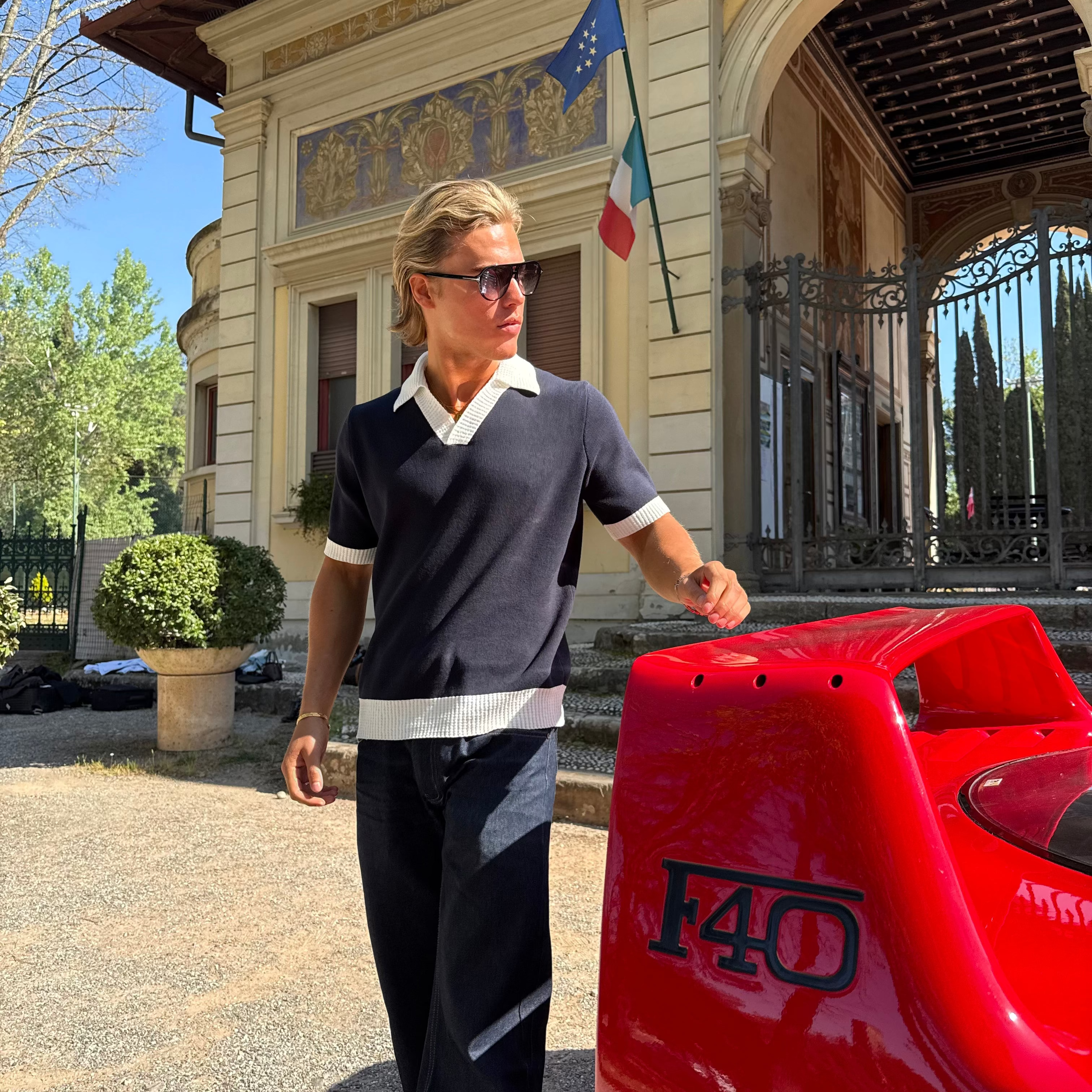 Chevron Polo Shirt