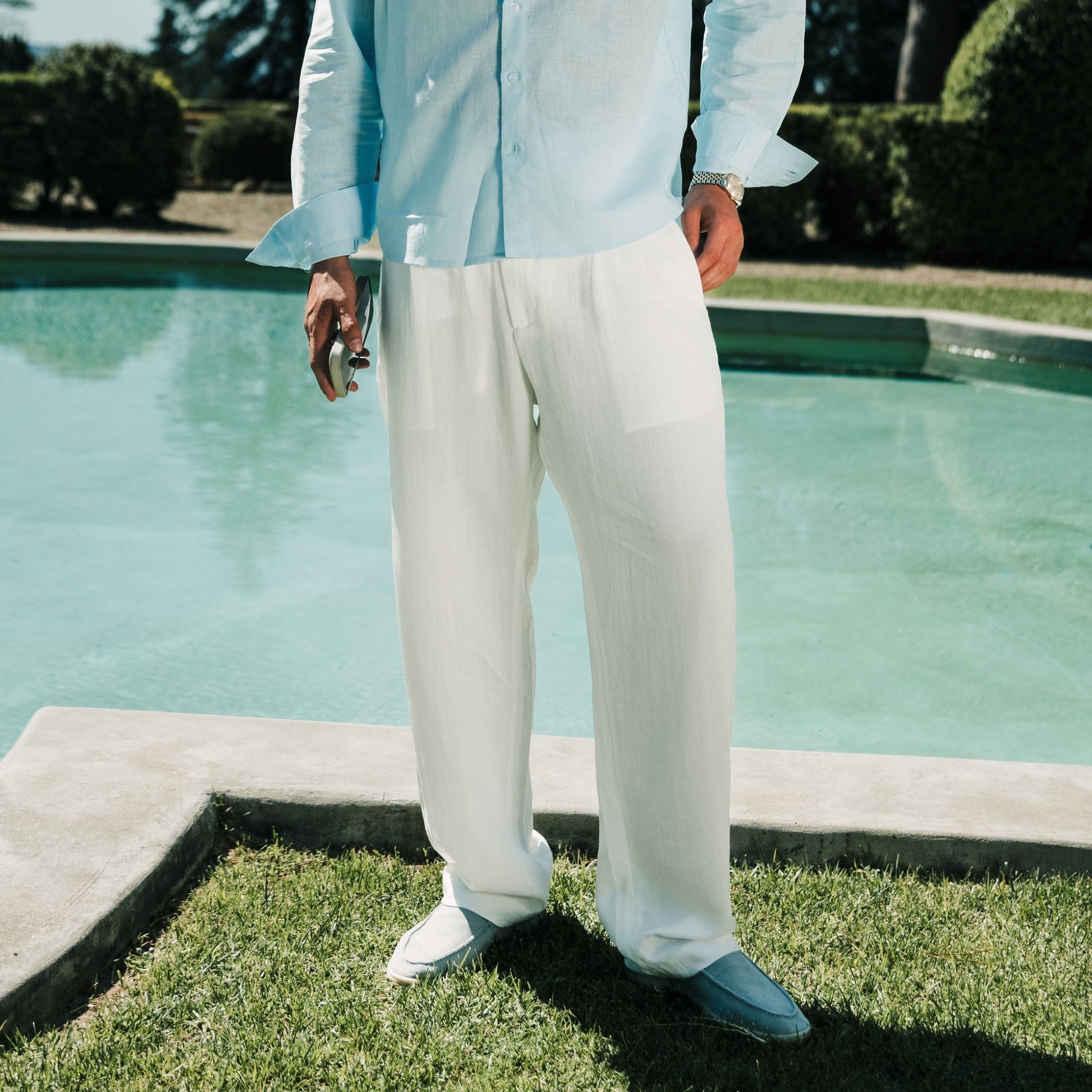 Linen Pants Relaxed Fit