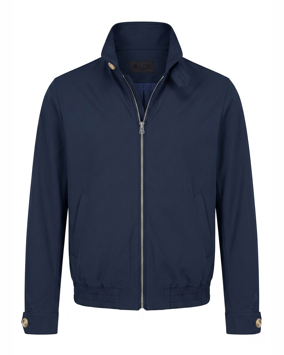 St. Moritz Harrington Jacket - Navy Blue