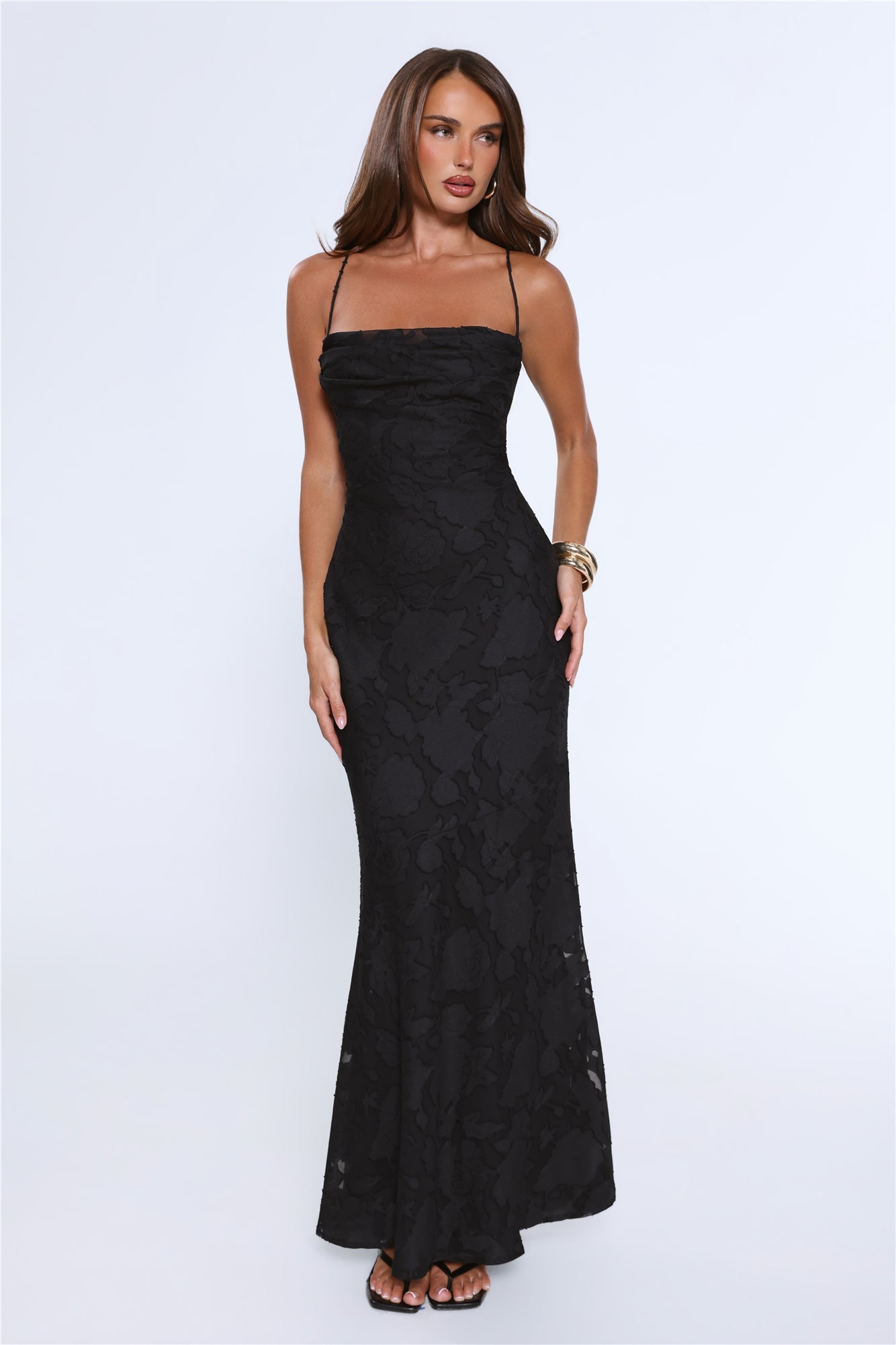 Bridge To Wonderland Maxi Dress  Black
