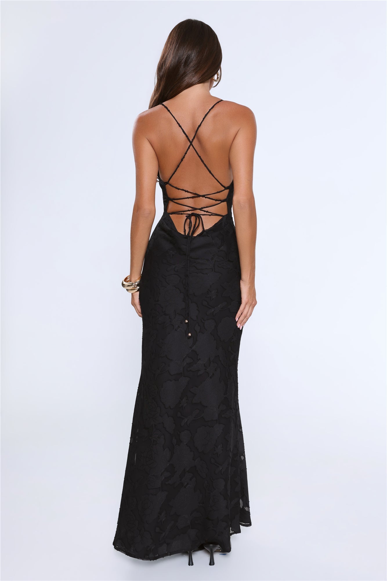 Bridge To Wonderland Maxi Dress  Black