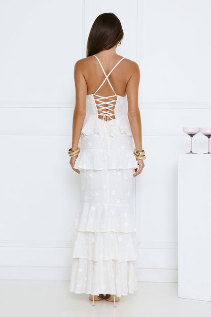 Secret Grove Maxi Dress White