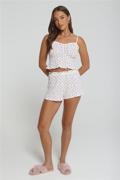 A Touch of Magic Pajama Shorts White