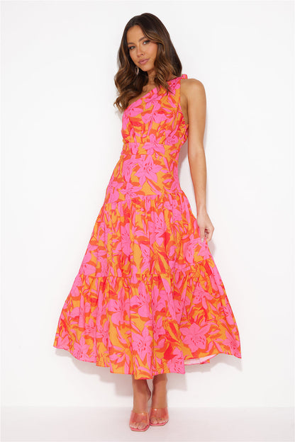 Free As Can Be Maxi Dress Pink