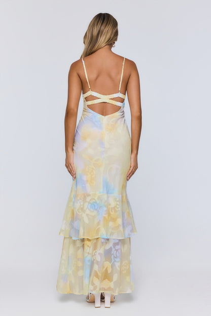 Hidden Sun Maxi Dress Yellow