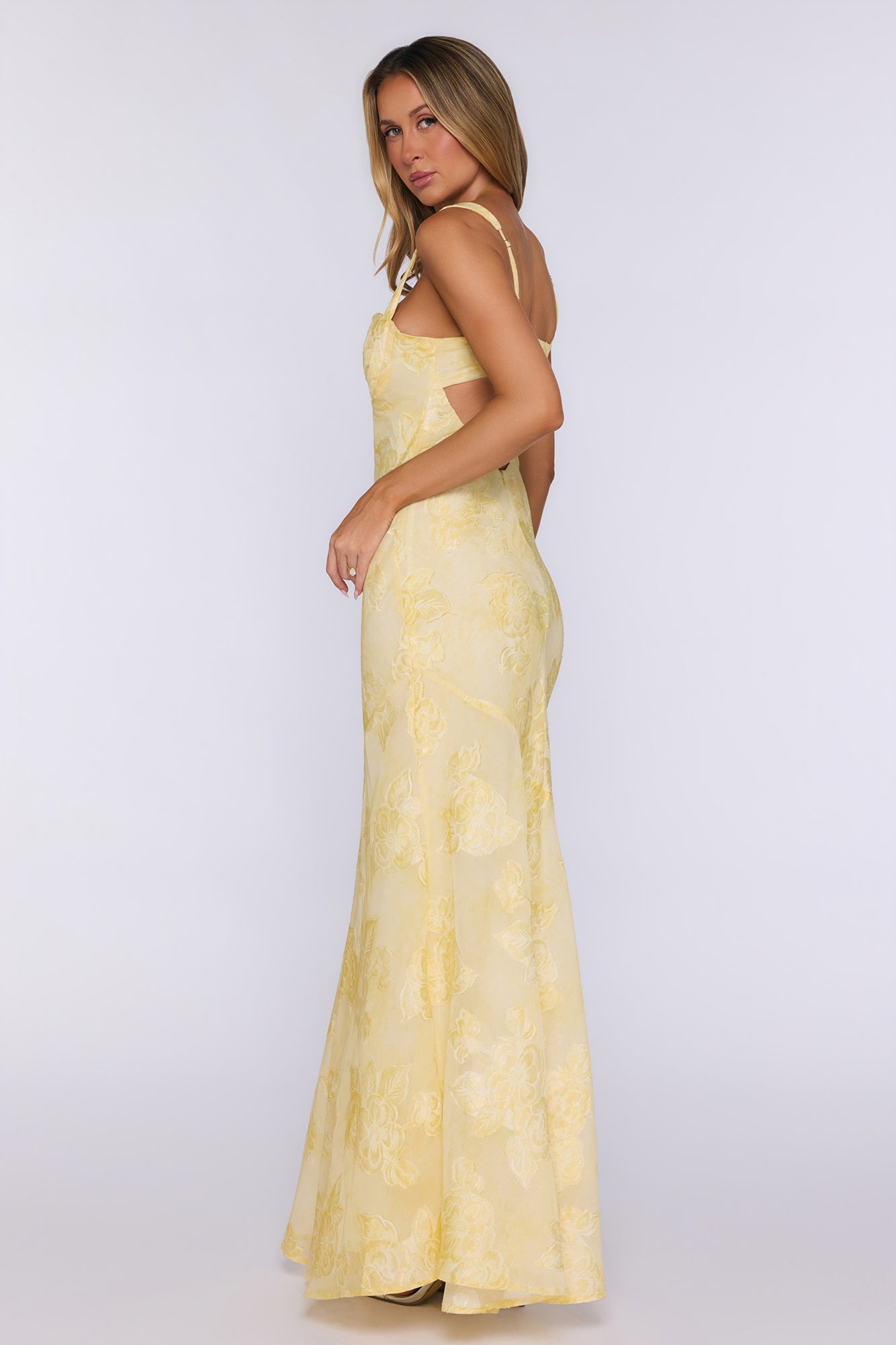 The Sweet Society Maxi Dress Yellow