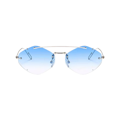 Diamond Sunglasses - Blue