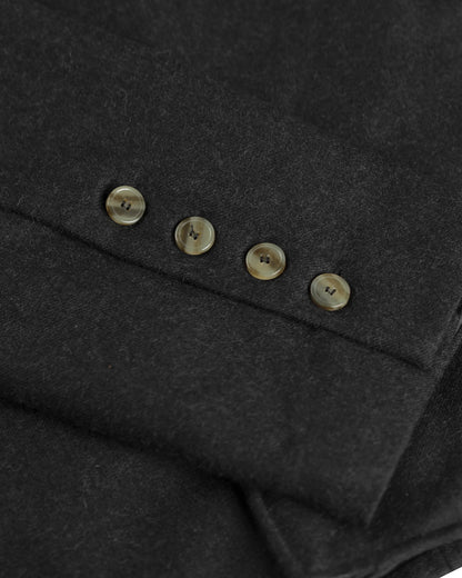 St. Moritz Coat in 100% Merino Wool - Oxford Gray