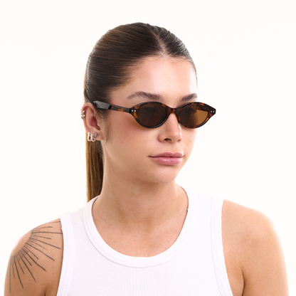 Olinda Sunglasses - Leopard | Brown