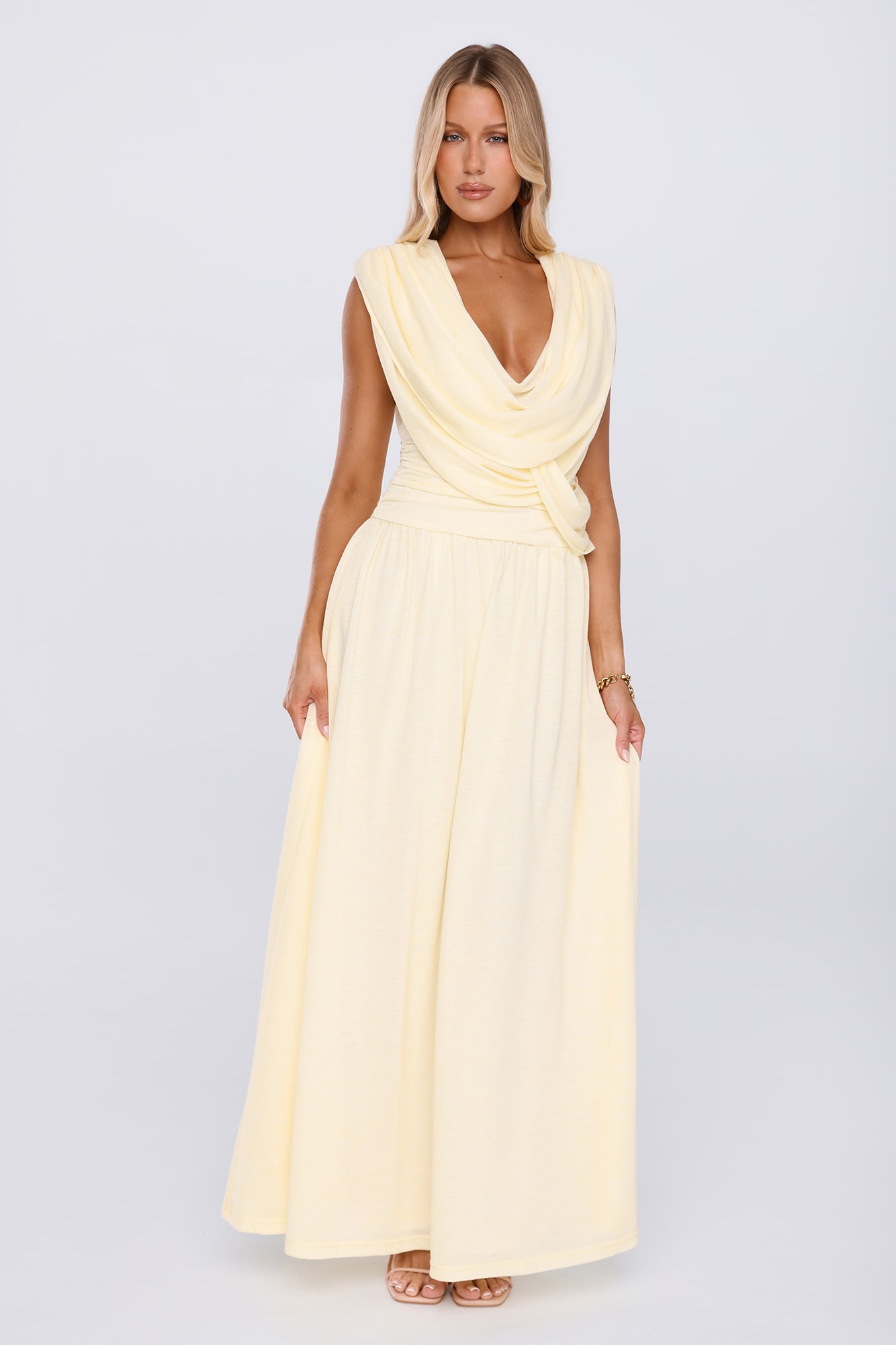 Made To Lead Maxi Dress Yellow