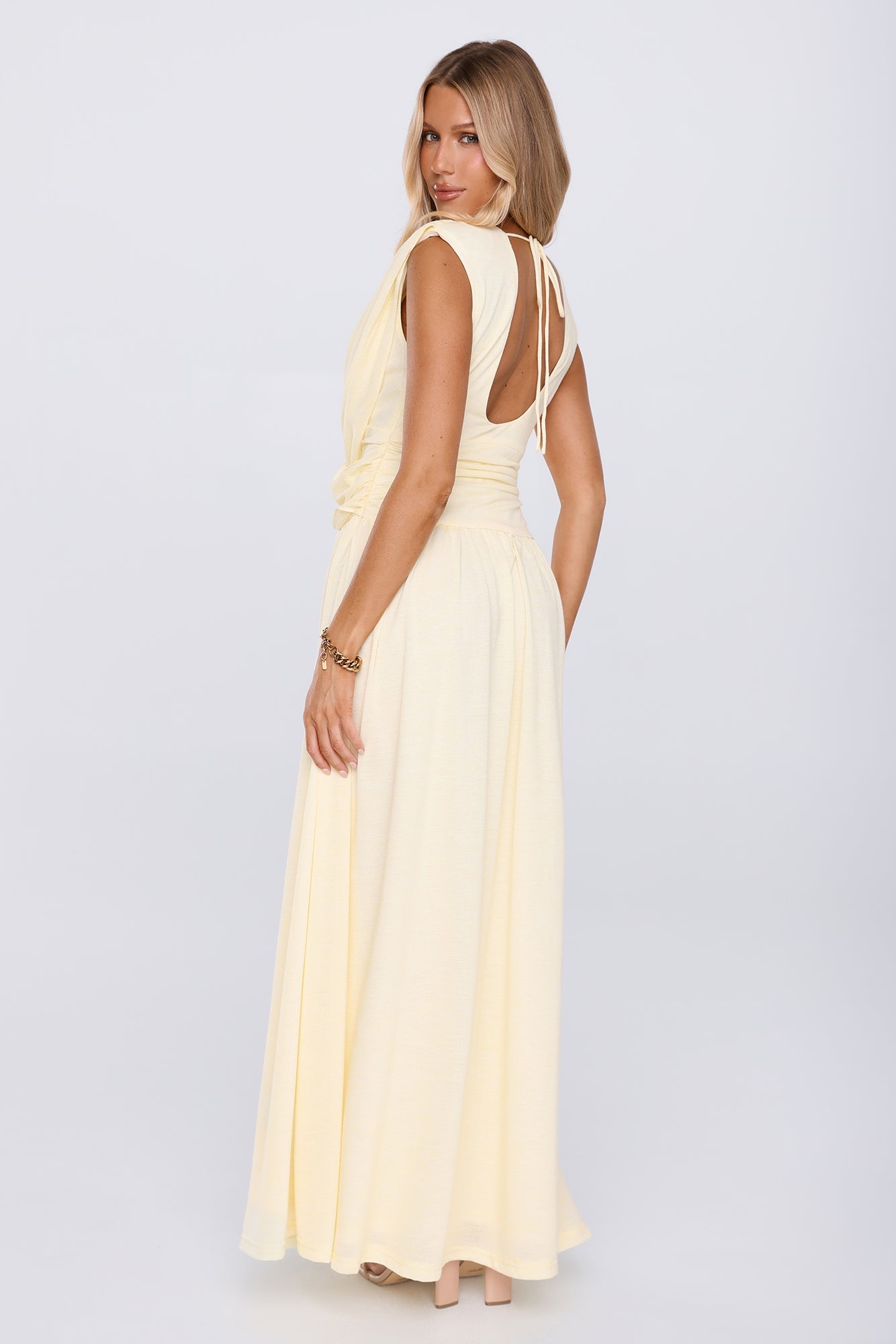 Made To Lead Maxi Dress Yellow