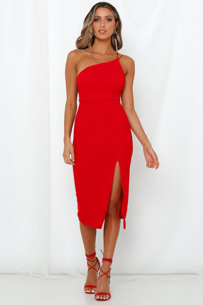 Taking It Back Dress Red